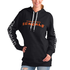 Cincinnati Bengals G-III 4Her by Carl Banks Women's Extra Inning Pullover Hoodie Black