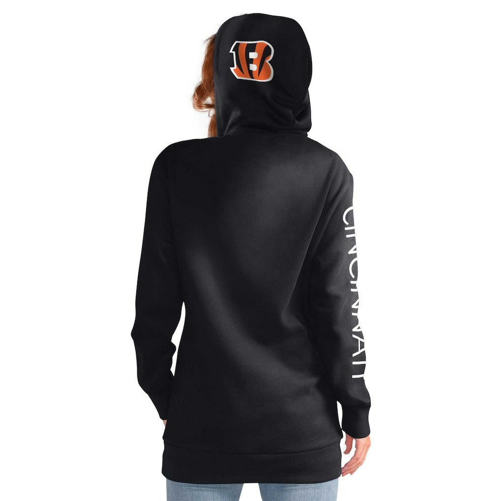 Cincinnati Bengals G-III 4Her by Carl Banks Women's Extra Inning Pullover Hoodie Black