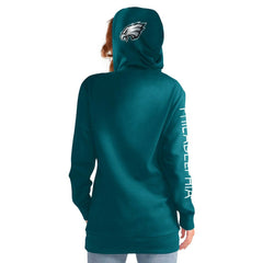 Philadelphia Eagles G-III 4Her by Carl Banks Women's Extra Inning Pullover Hoodie Midnight Green