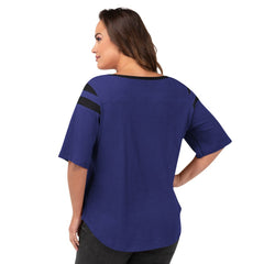Baltimore Ravens G-III 4Her by Carl Banks Women's Plus Size Linebacker T-Shirt Purple
