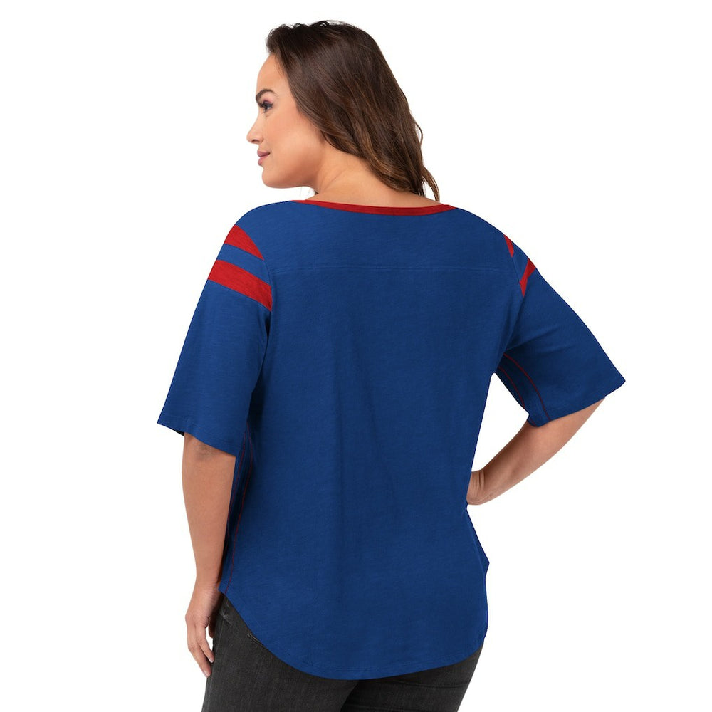 Buffalo Bills G-III 4Her by Carl Banks Women's Plus Size Linebacker T-Shirt Royal