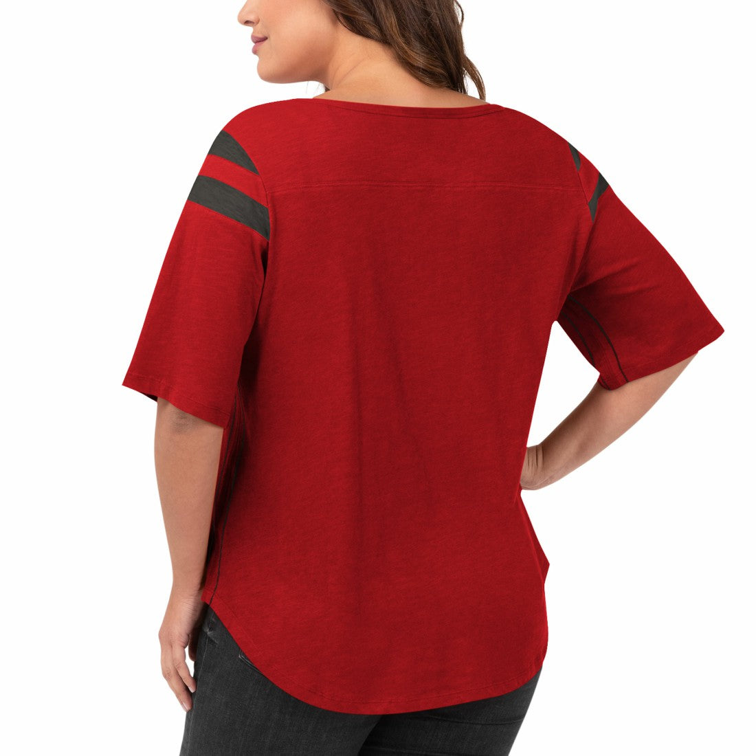 Tampa Bay Buccaneers G-III 4Her by Carl Banks Women's Plus Size Linebacker T-Shirt Red
