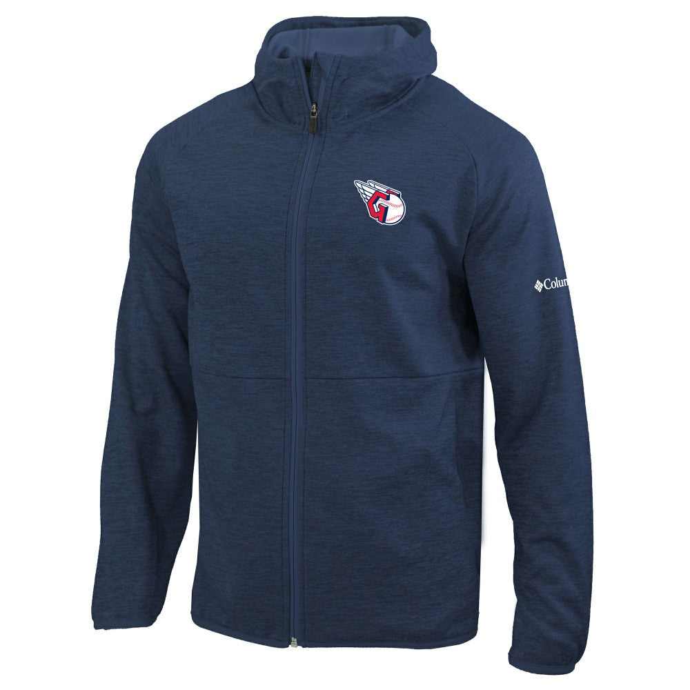 Cleveland Guardians Columbia Omni-Wick It's Time Full-Zip Jacket - Navy Jackets
