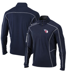Cleveland Guardians Columbia Omni-Wick Shotgun Quarter-Zip Pullover Top - Navy Pullover