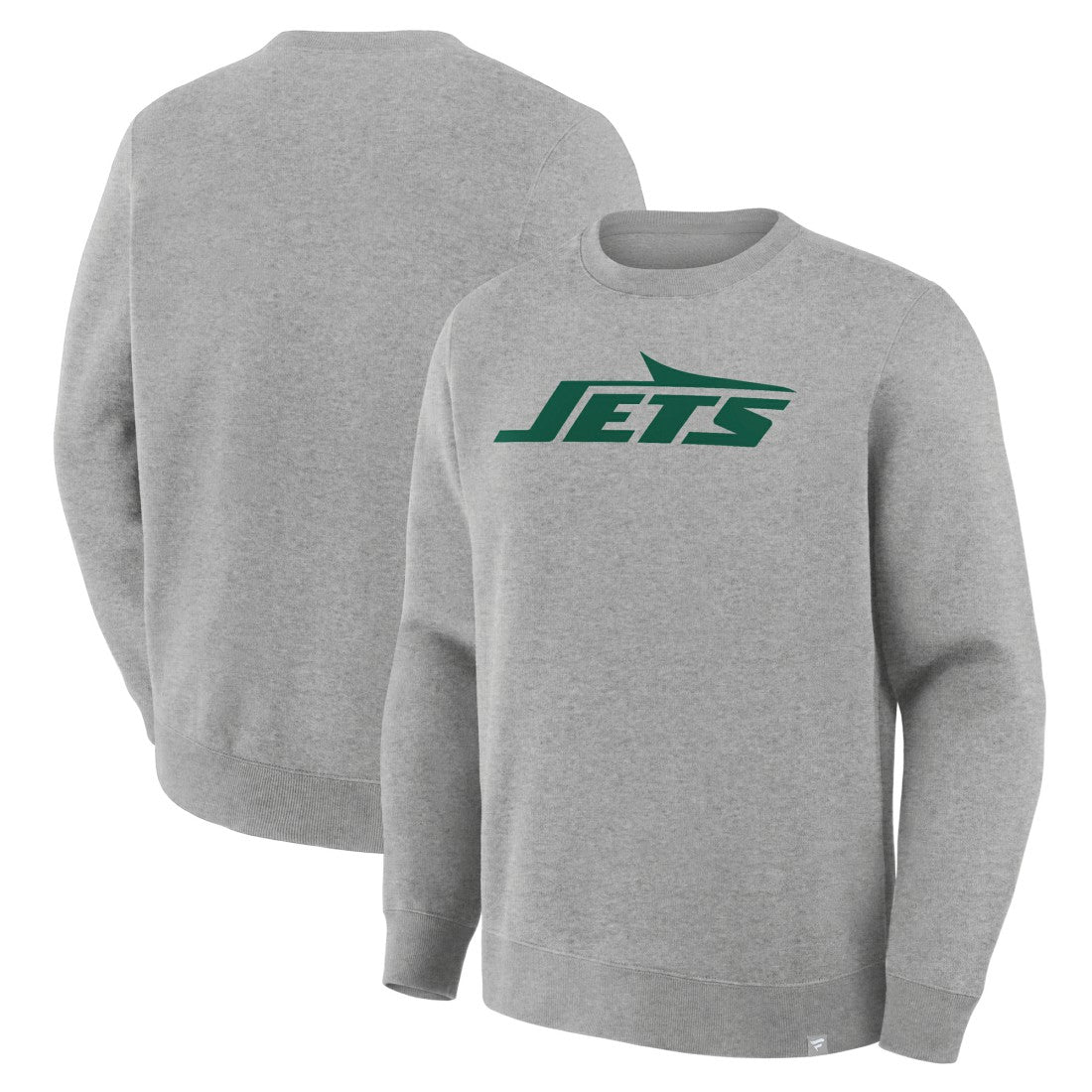 New York Jets Primary Logo Legacy Sweatshirt Heather Gray