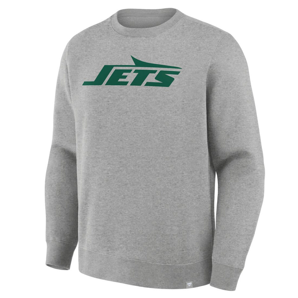 New York Jets Primary Logo Legacy Sweatshirt Heather Gray