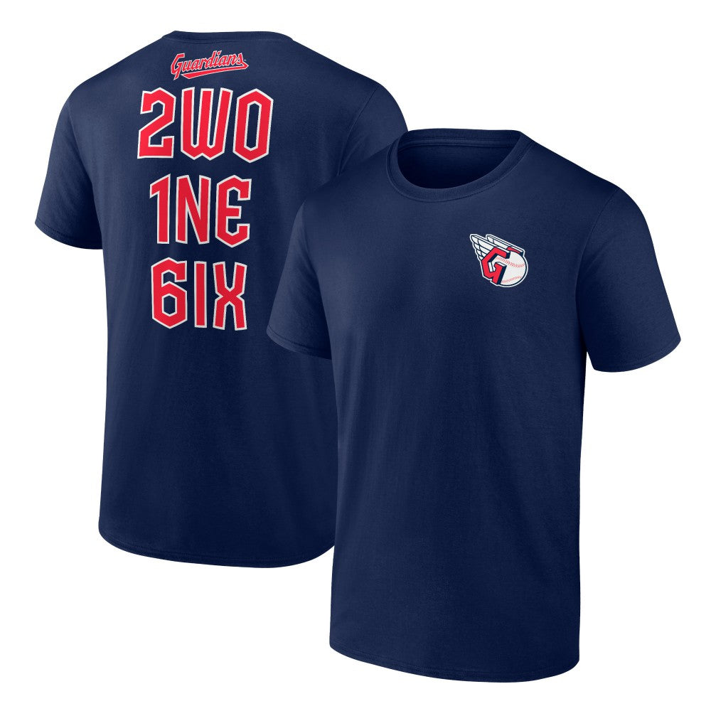 Cleveland Guardians Hometown Collection The 216 T-Shirt - Navy T-shirts