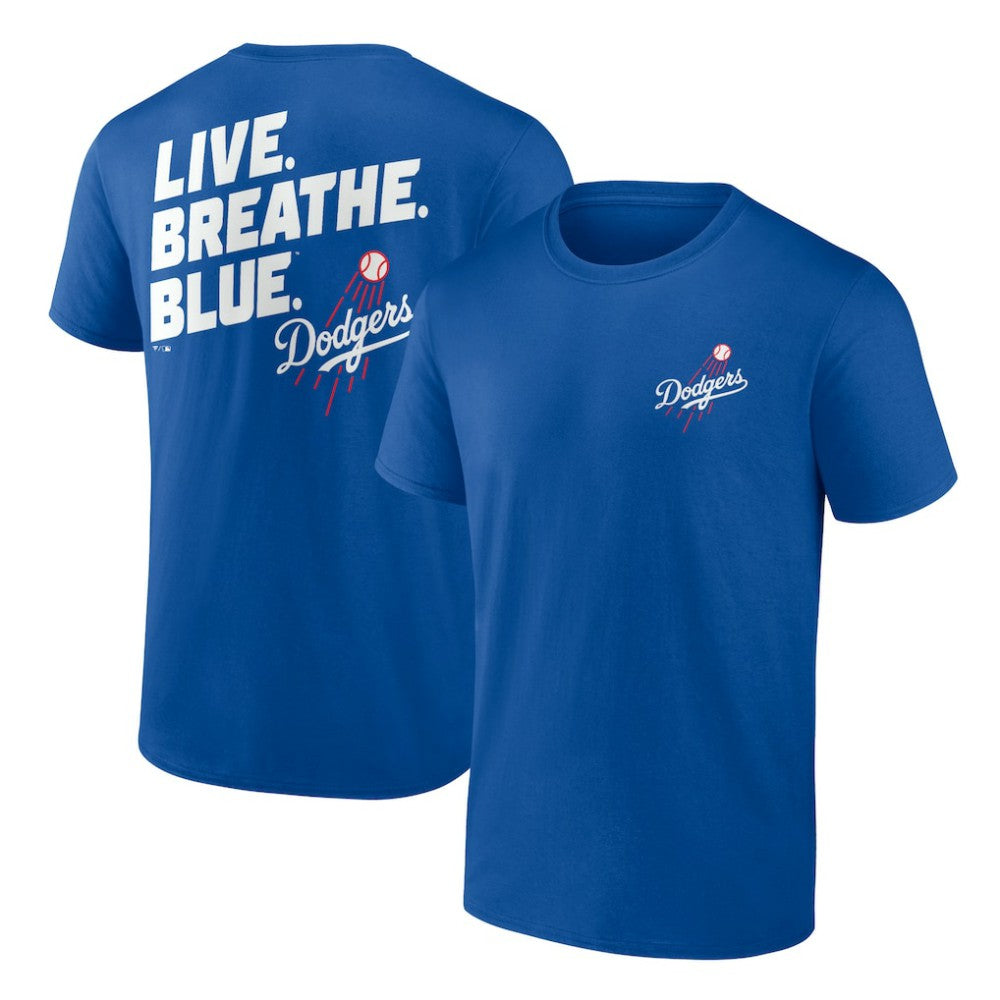 Los Angeles Dodgers Hometown Collection Live Breathe T-Shirt - Royal T-shirts