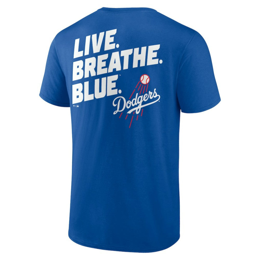Los Angeles Dodgers Hometown Collection Live Breathe T-Shirt - Royal T-shirts
