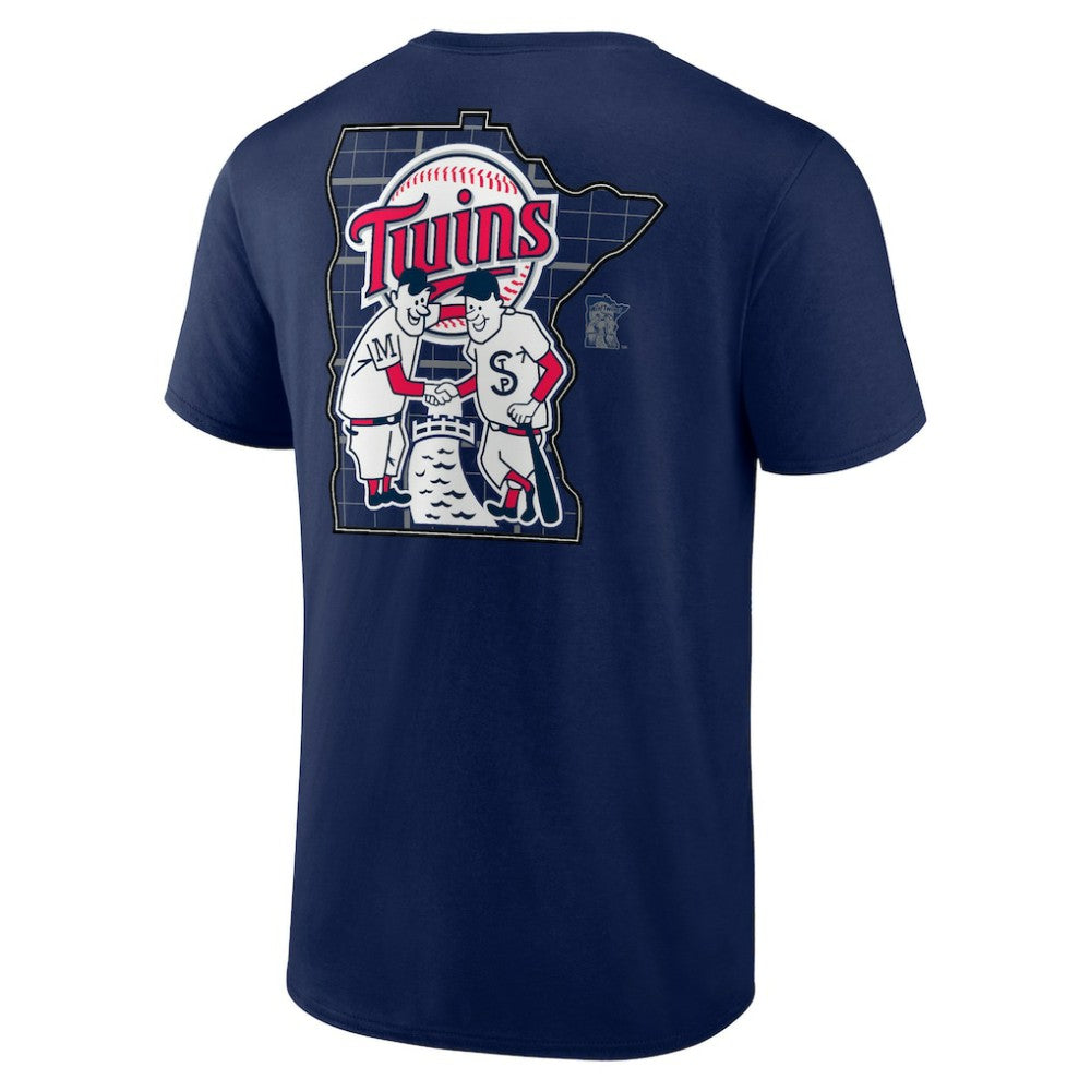 Minnesota Twins Hometown Collection Stadium Signage T-Shirt - Navy T-shirts