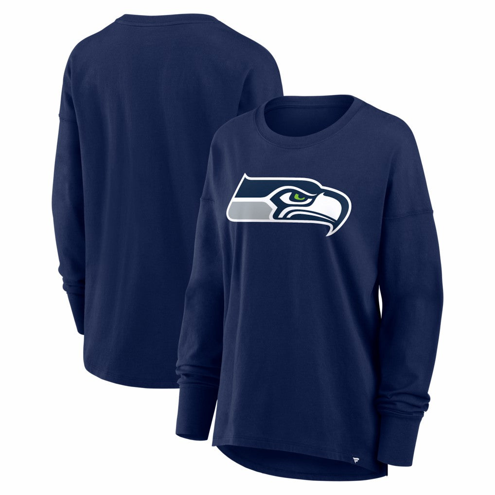 Seattle Seahawks Women's Essential Long Sleeve T-Shirt College Navy