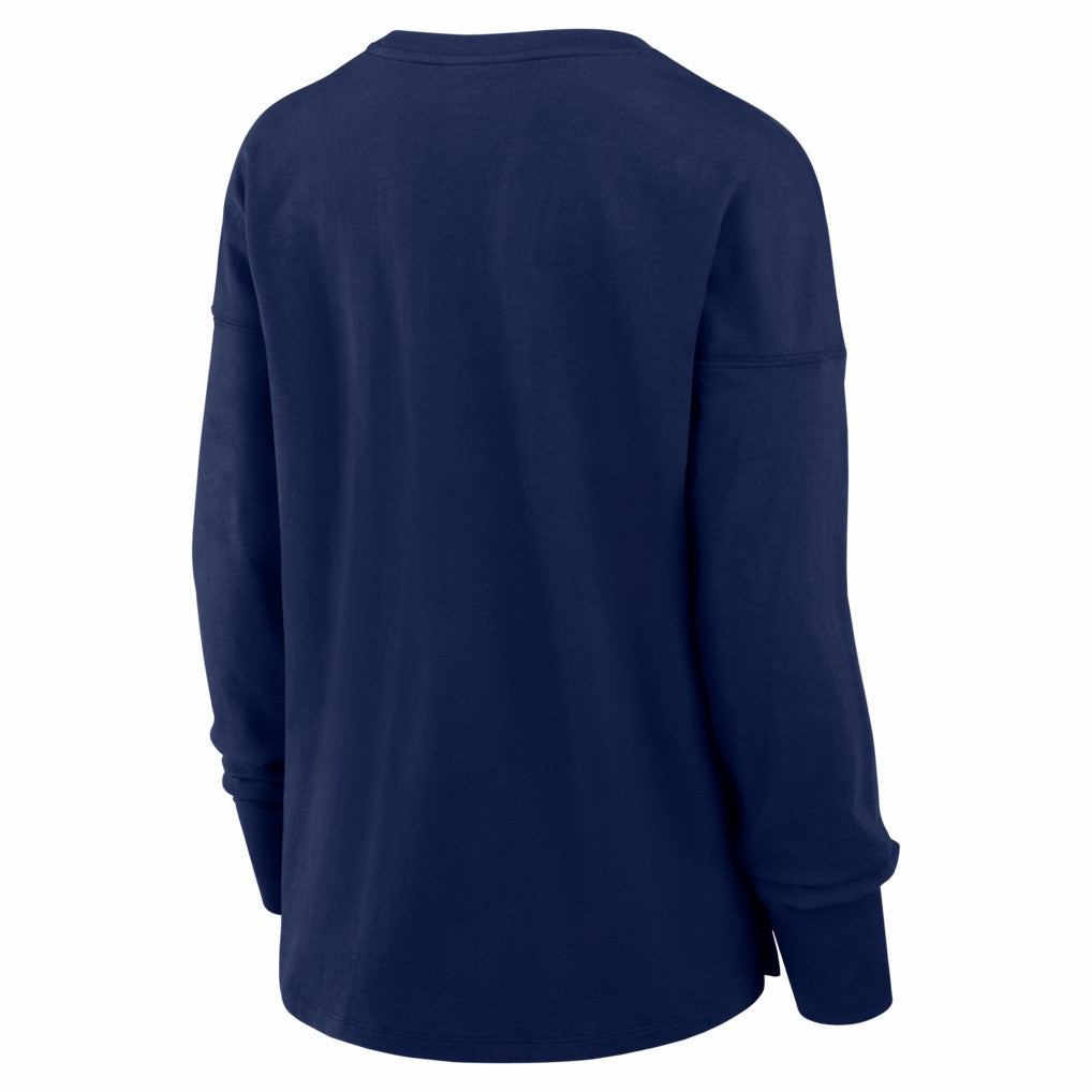 Denver Broncos Women's Essential Long Sleeve T-Shirt Navy