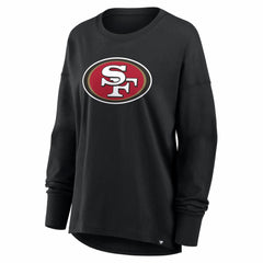 San Francisco 49ers Women's Essential Long Sleeve T-Shirt Black