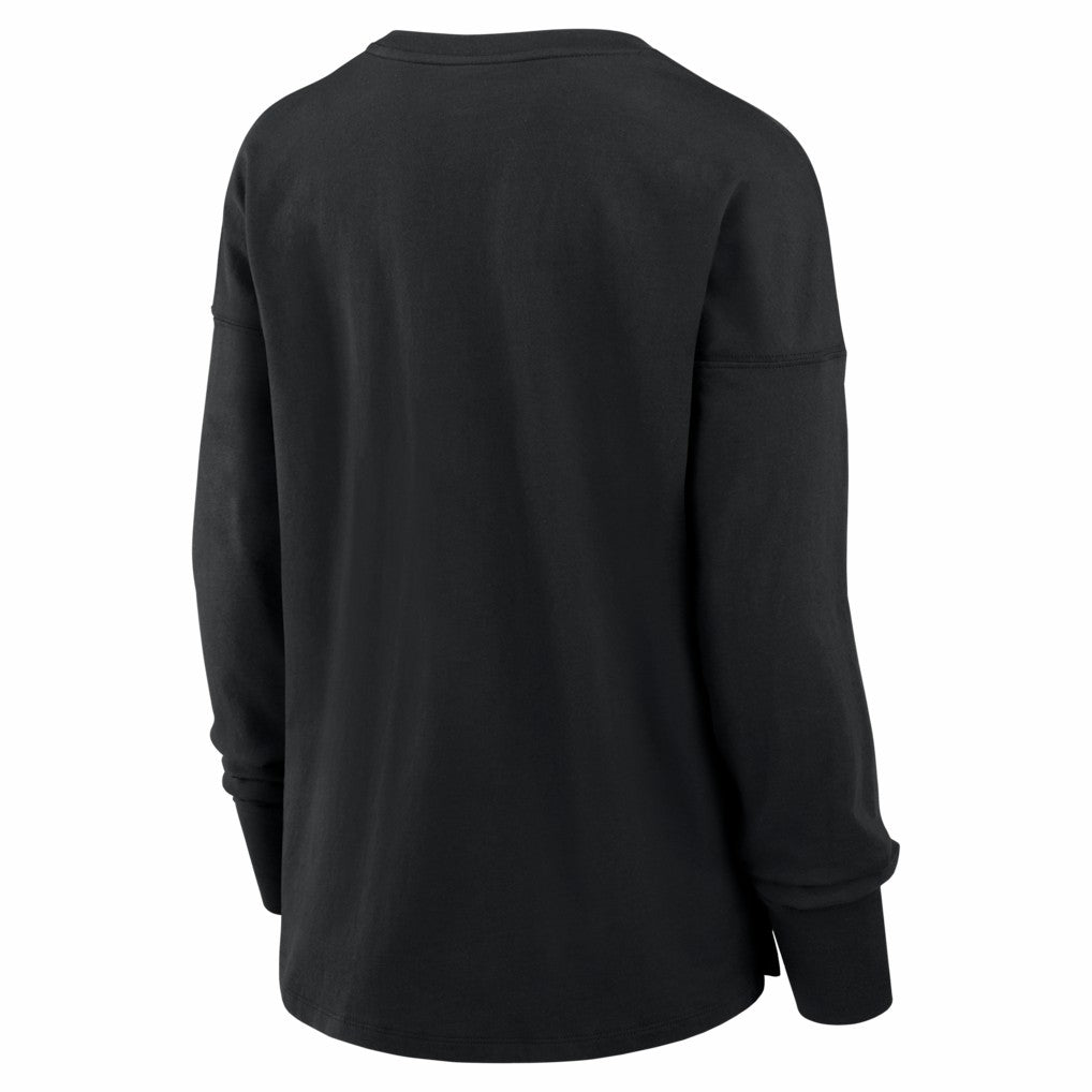 Pittsburgh Steelers Women's Essential Long Sleeve T-Shirt Black