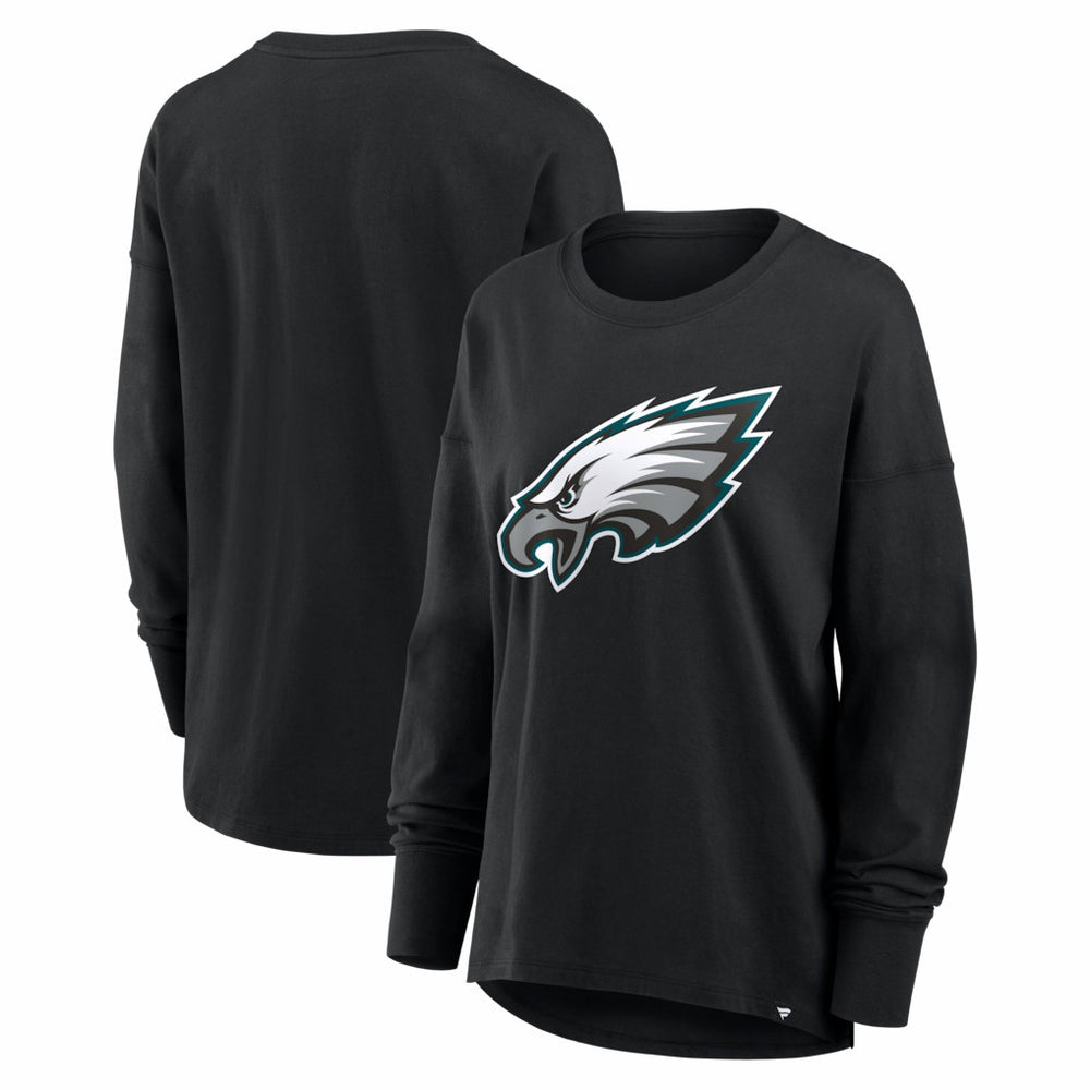 Philadelphia Eagles Women's Essential Long Sleeve T-Shirt Black