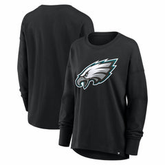Philadelphia Eagles Women's Essential Long Sleeve T-Shirt Black