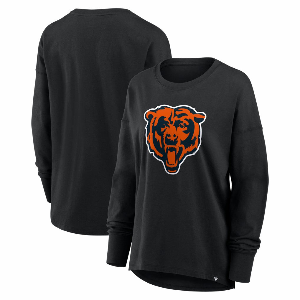 Chicago Bears Women's Essential Long Sleeve T-Shirt Black