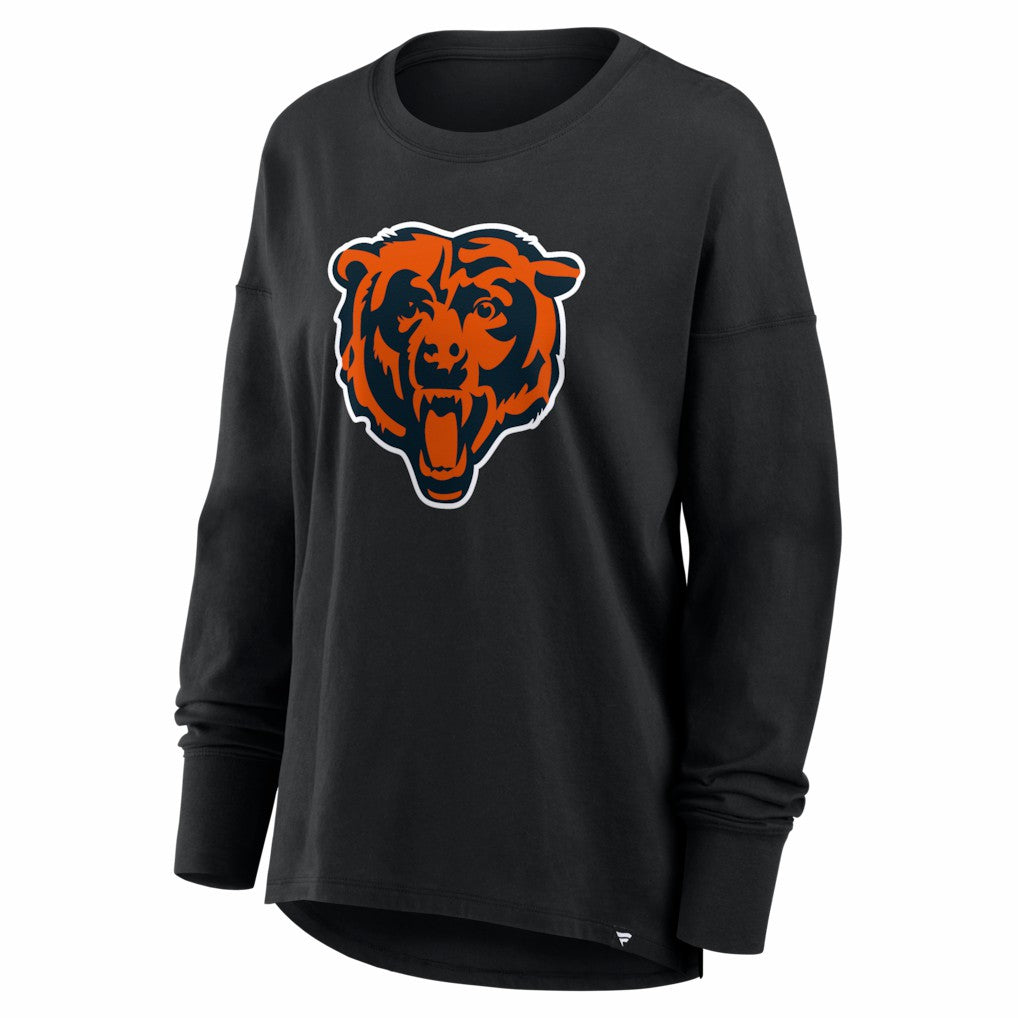 Chicago Bears Women's Essential Long Sleeve T-Shirt Black