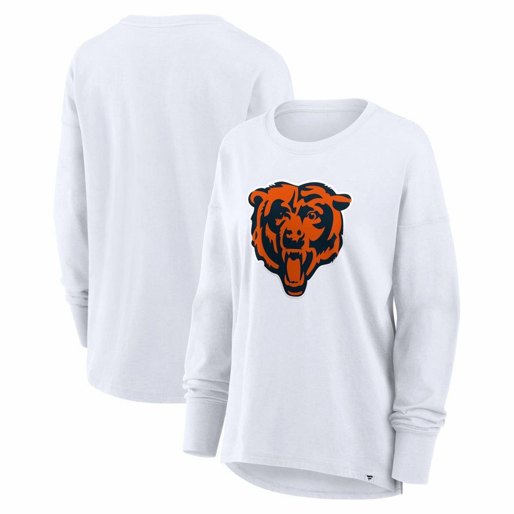 Chicago Bears Women's Essential Long Sleeve T-Shirt White
