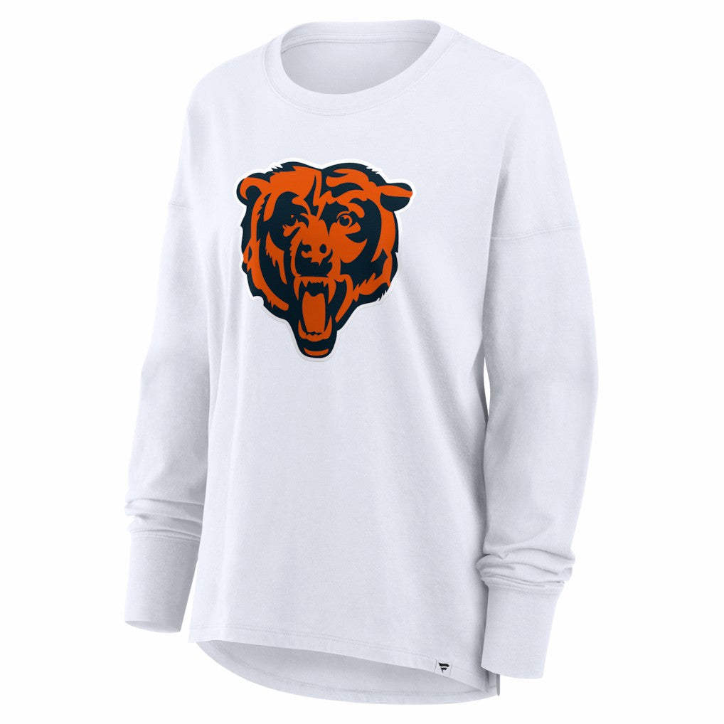 Chicago Bears Women's Essential Long Sleeve T-Shirt White