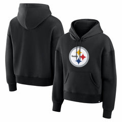 Pittsburgh Steelers Women's Essential Legacy Hoodie Black