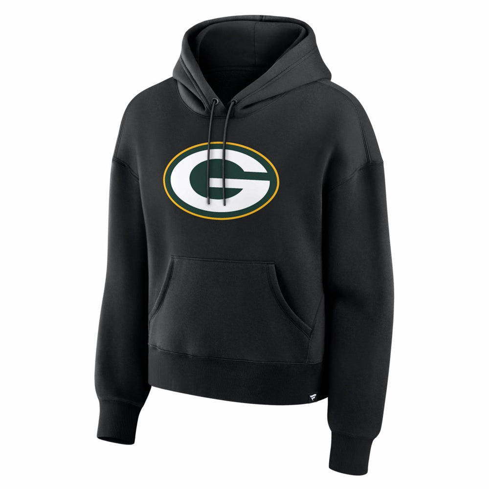 Green Bay Packers Women's Essential Legacy Hoodie Black