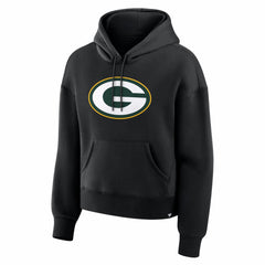 Green Bay Packers Women's Essential Legacy Hoodie Black