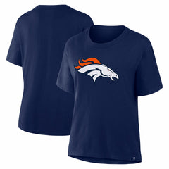 Denver Broncos Women's Essential Legacy T-Shirt Navy