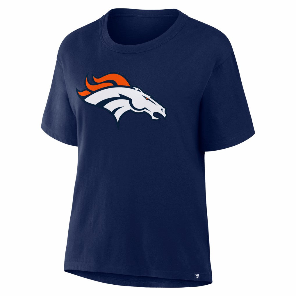 Denver Broncos Women's Essential Legacy T-Shirt Navy