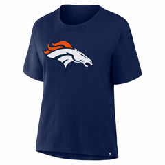 Denver Broncos Women's Essential Legacy T-Shirt Navy