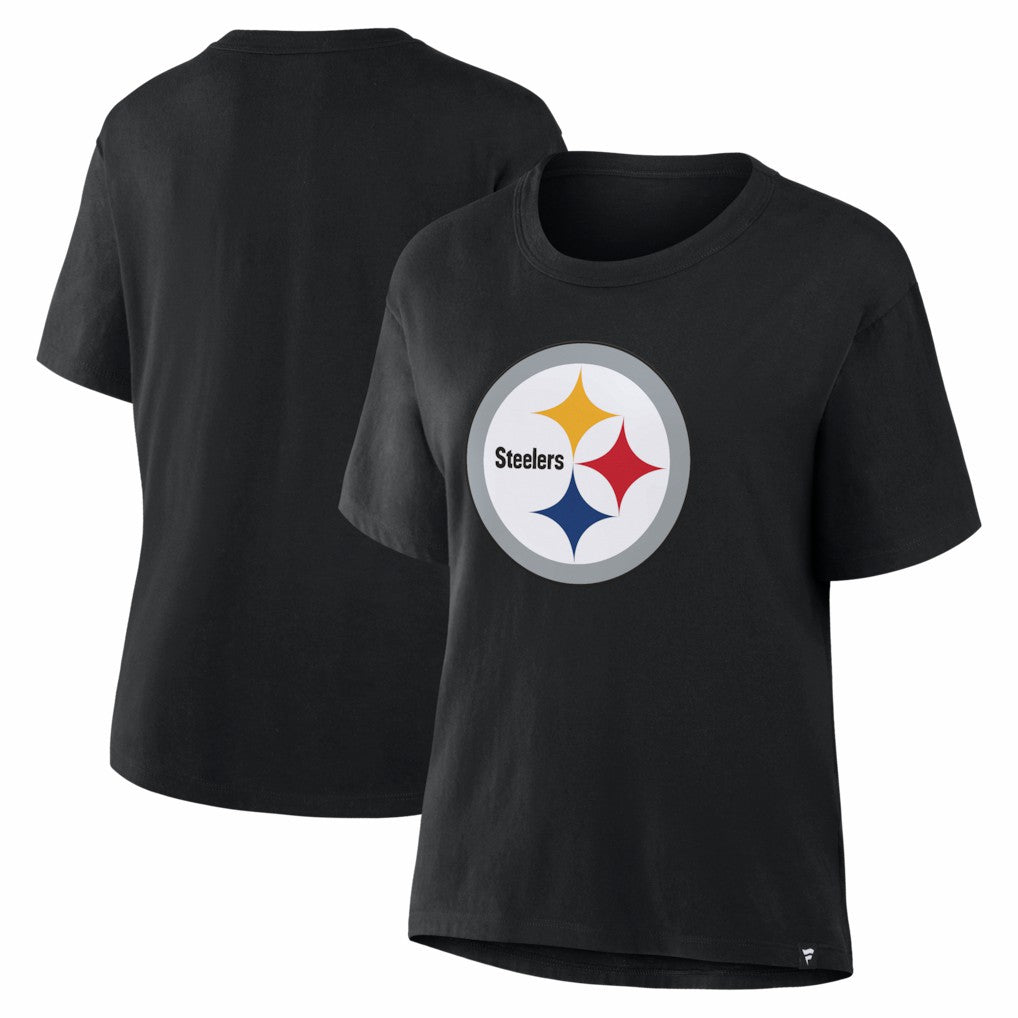Pittsburgh Steelers Women's Essential Legacy T-Shirt Black
