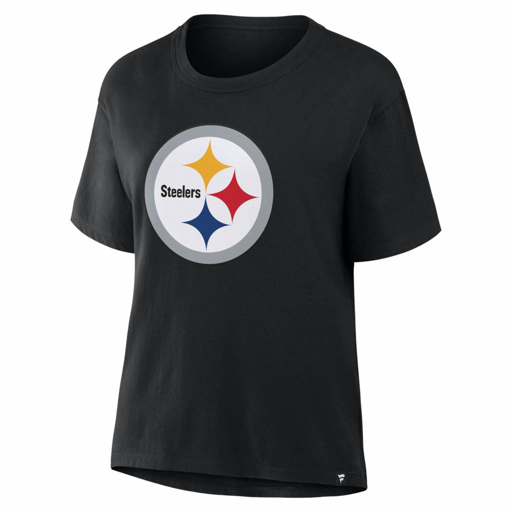 Pittsburgh Steelers Women's Essential Legacy T-Shirt Black