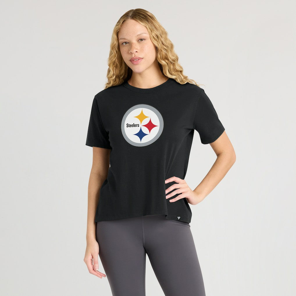 Pittsburgh Steelers Women's Essential Legacy T-Shirt Black
