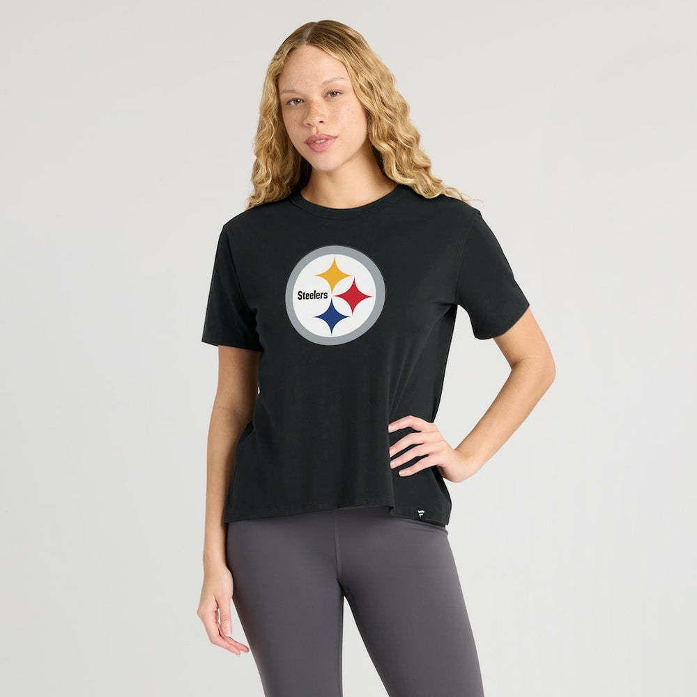 Pittsburgh Steelers Women's Essential Legacy T-Shirt Black