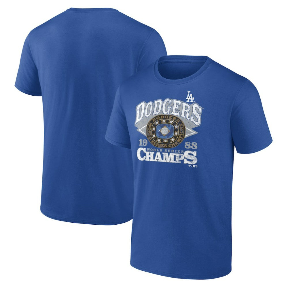 Los Angeles Dodgers 1988 World Series Champions T-Shirt - Royal T-shirts