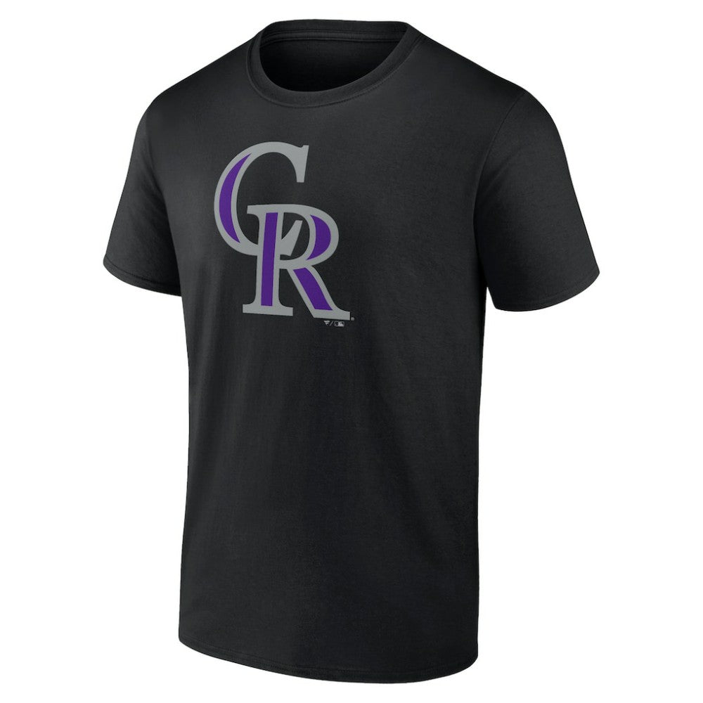 Charlie Blackmon Colorado Rockies Player Icon Name & Number T-Shirt - Black T-shirts
