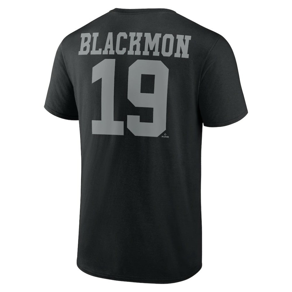 Charlie Blackmon Colorado Rockies Player Icon Name & Number T-Shirt - Black T-shirts