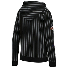 San Francisco Giants New Era Women's Pinstripe Tri-Blend Full-Zip Jacket - Black Jackets
