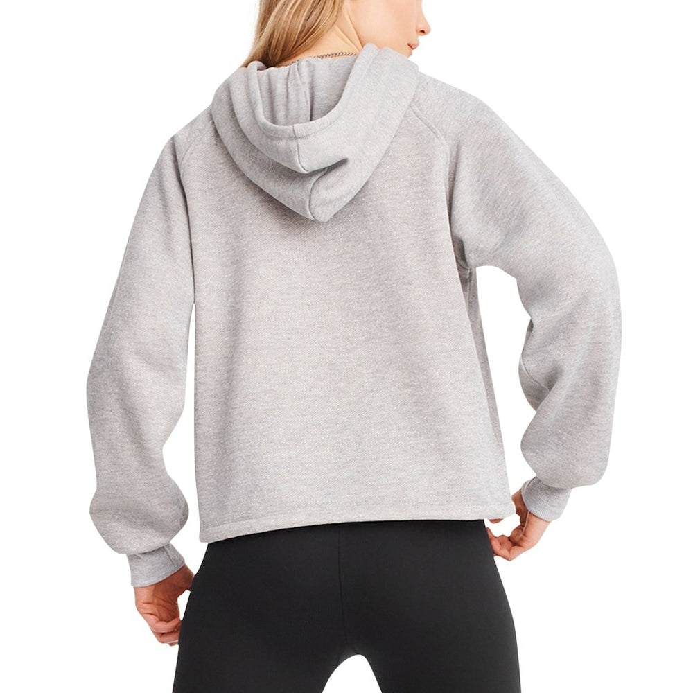 Cleveland Browns DKNY Sport Women's Debbie Dolman Raglan Pullover Hoodie Heather Gray