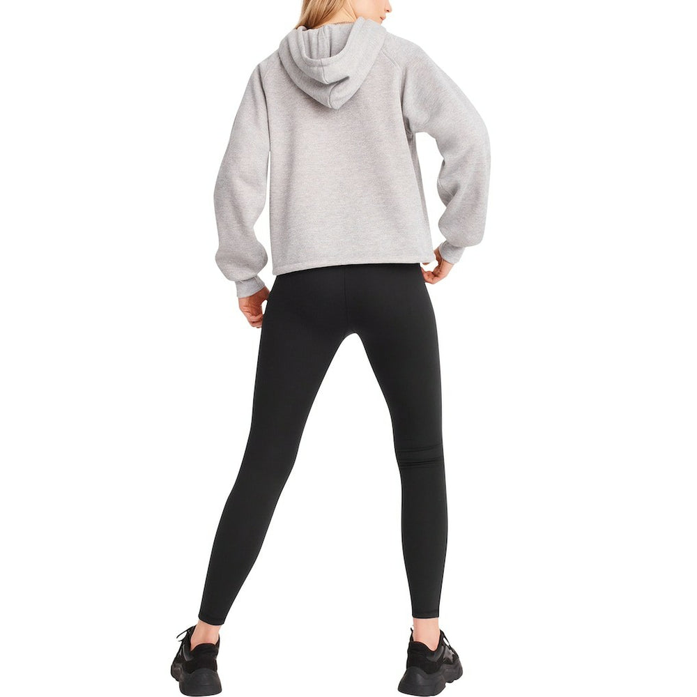 Los Angeles Rams DKNY Sport Women's Debbie Dolman Raglan Pullover Hoodie Heather Gray