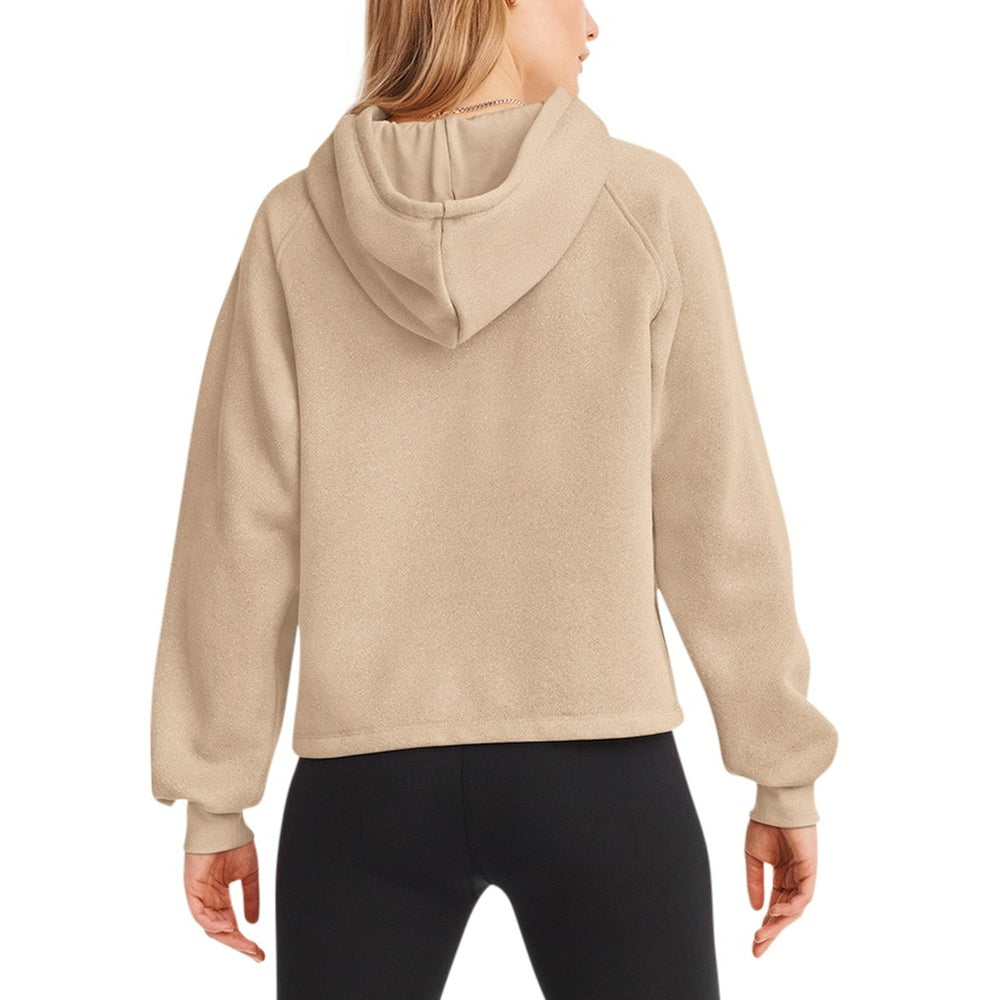 Seattle Seahawks DKNY Sport Women's Debbie Dolman Raglan Pullover Hoodie Cream