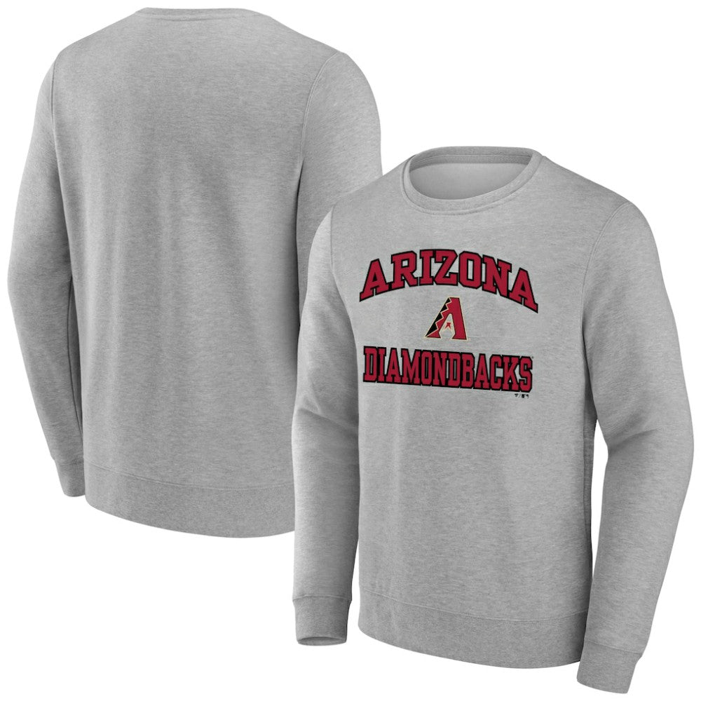 Arizona Diamondbacks Heart & Soul Pullover Sweatshirt - Heather Gray Pullover