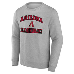 Arizona Diamondbacks Heart & Soul Pullover Sweatshirt - Heather Gray Pullover