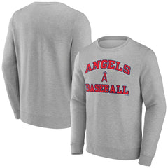 Los Angeles Angels Heart & Soul Pullover Sweatshirt - Heather Gray Pullover
