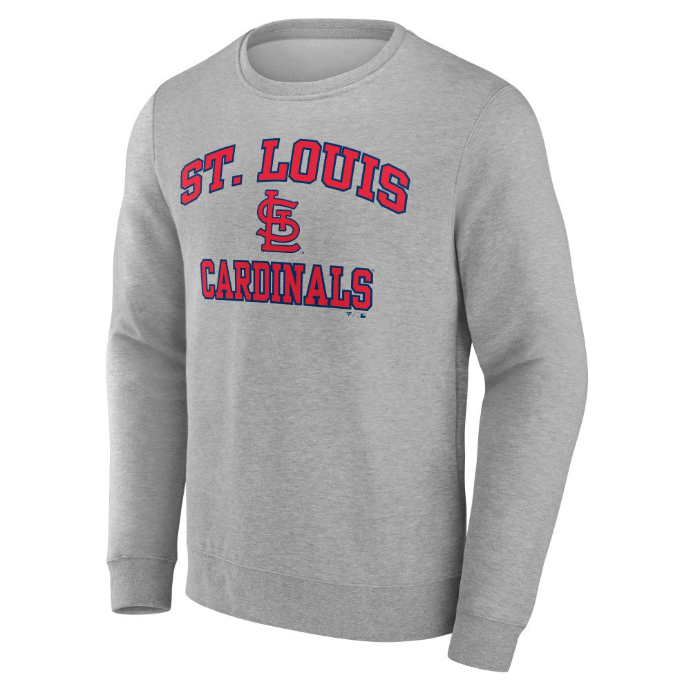 St. Louis Cardinals Heart & Soul Pullover Sweatshirt - Heather Gray Pullover