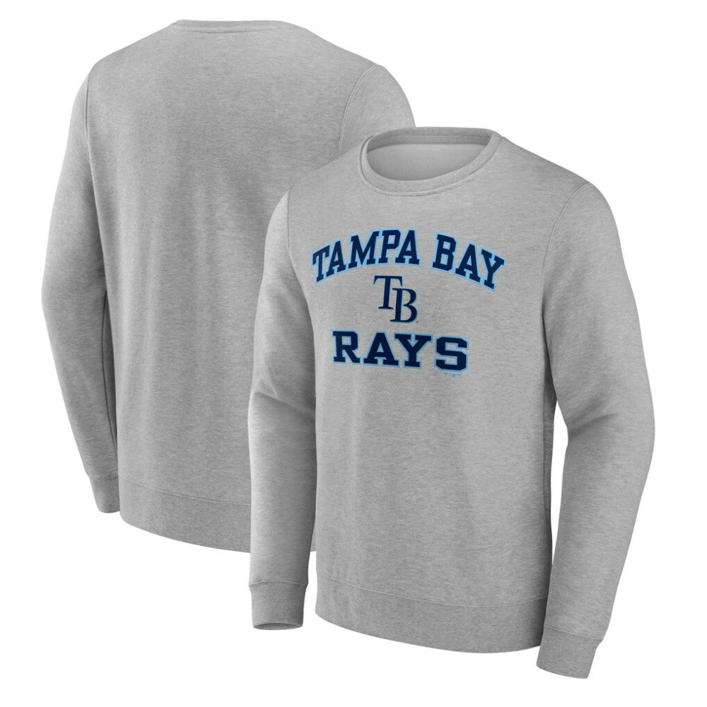 Tampa Bay Rays Heart & Soul Pullover Sweatshirt - Heather Gray Pullover