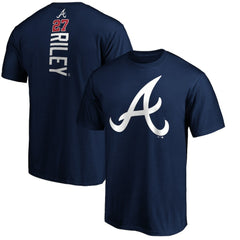 Austin Riley Atlanta Braves Playmaker Name & Number T-Shirt - Navy T-shirts
