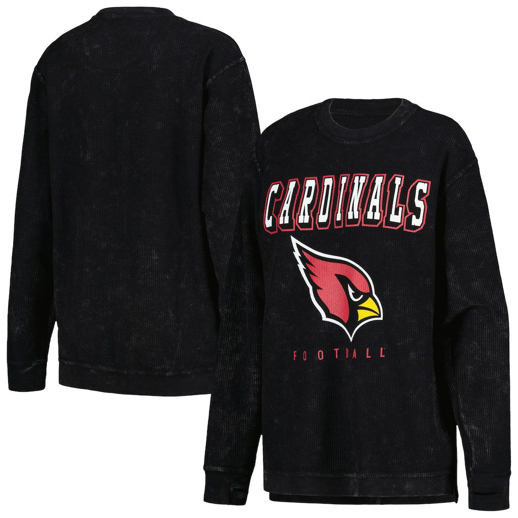 Arizona Cardinals G-III 4Her by Carl Banks Women's Comfy Cord Pullover Sweatshirt Black