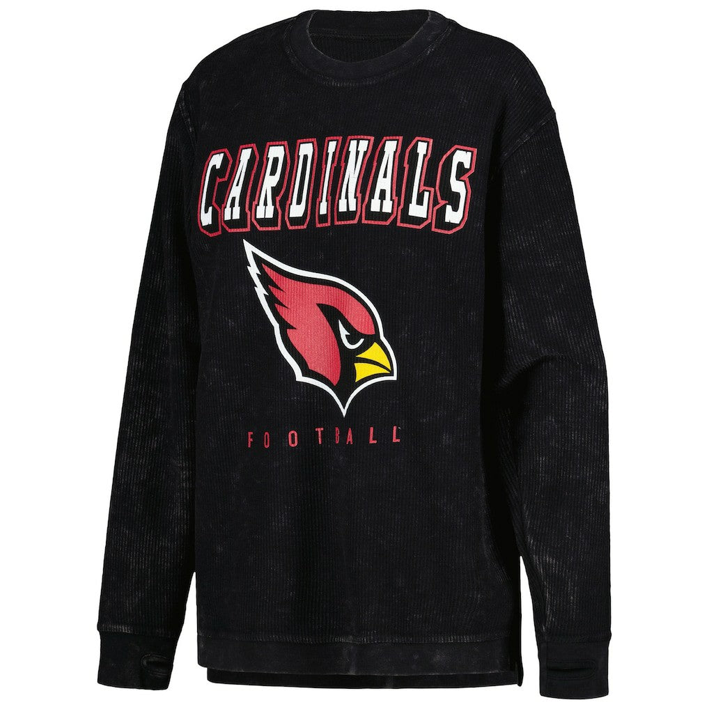 Arizona Cardinals G-III 4Her by Carl Banks Women's Comfy Cord Pullover Sweatshirt Black
