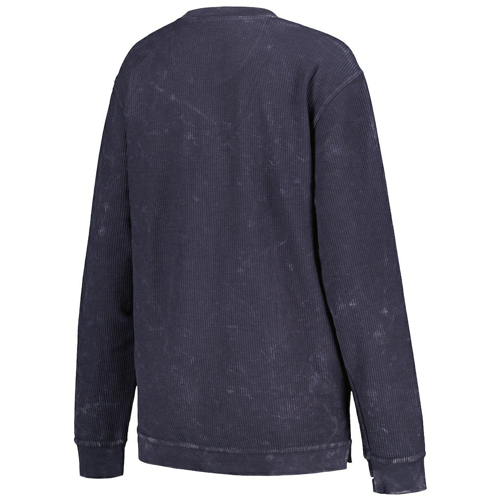 Denver Broncos G-III 4Her by Carl Banks Women's Comfy Cord Pullover Sweatshirt Navy